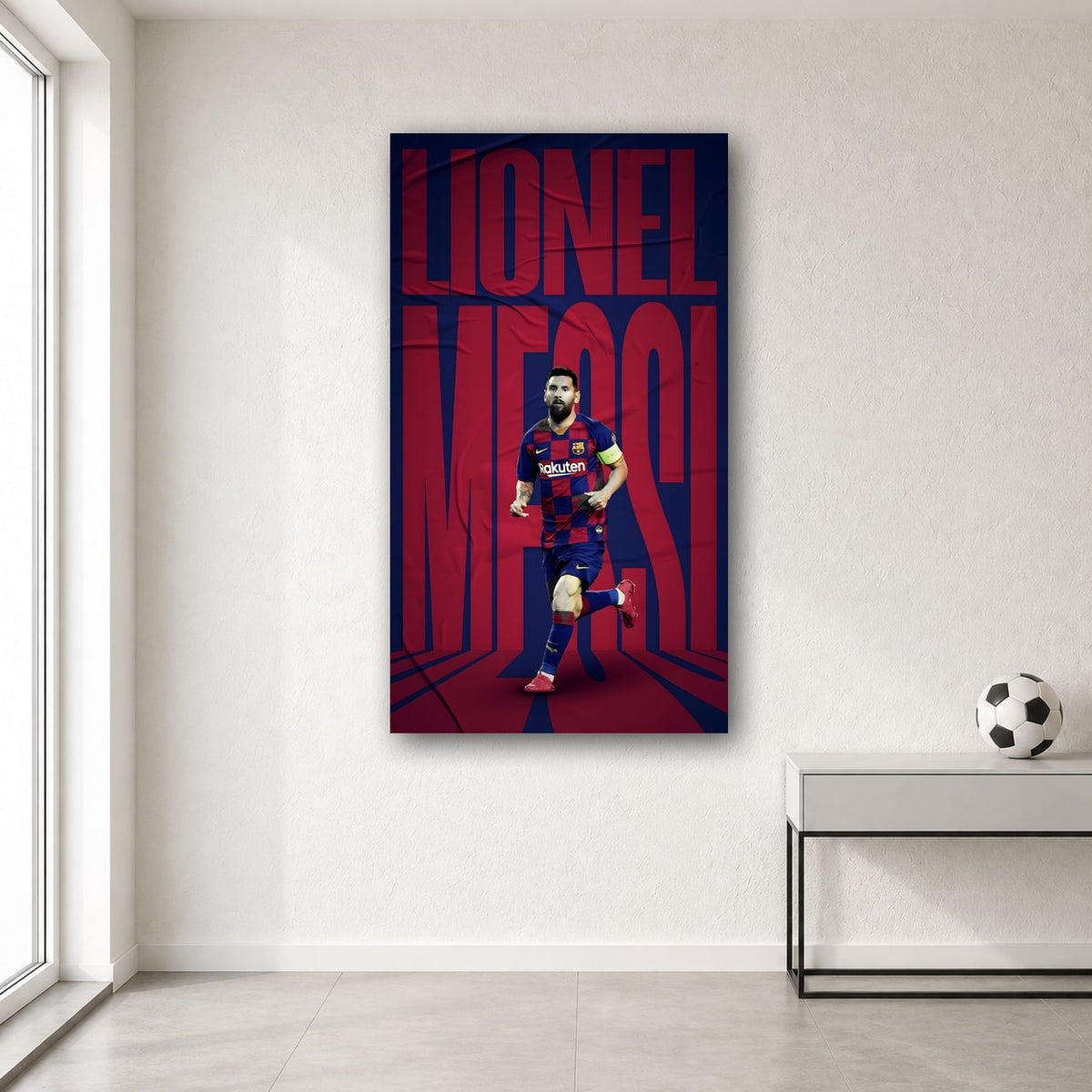Messi wall poster design 45 – football wall art for room