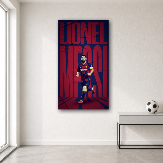 Messi wall poster design 45 – football wall art for room