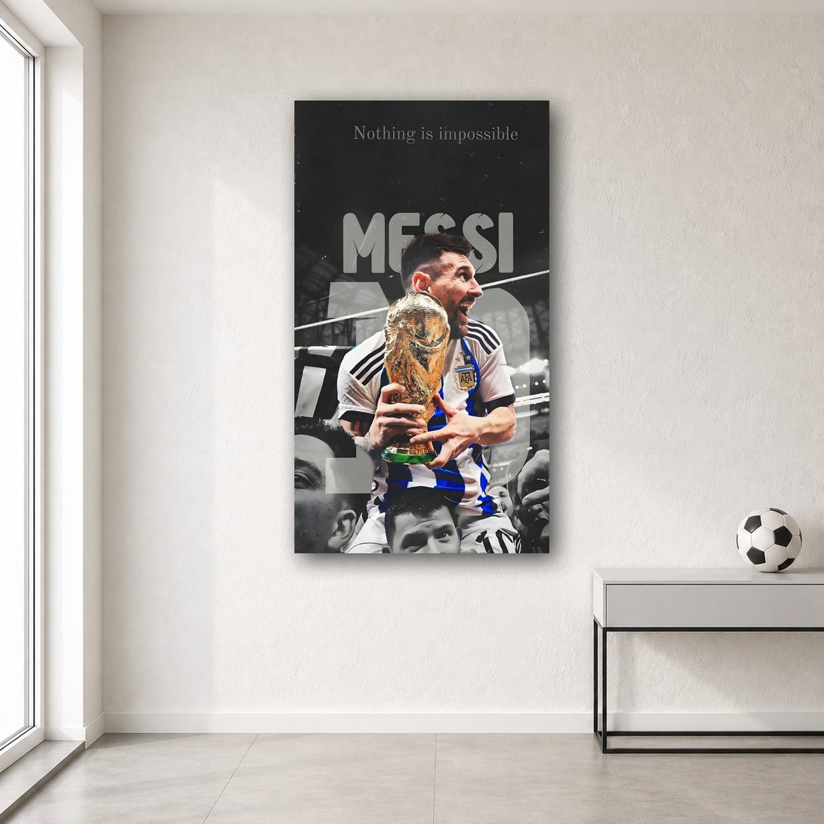 Messi wall poster design 46 – football wall art for room