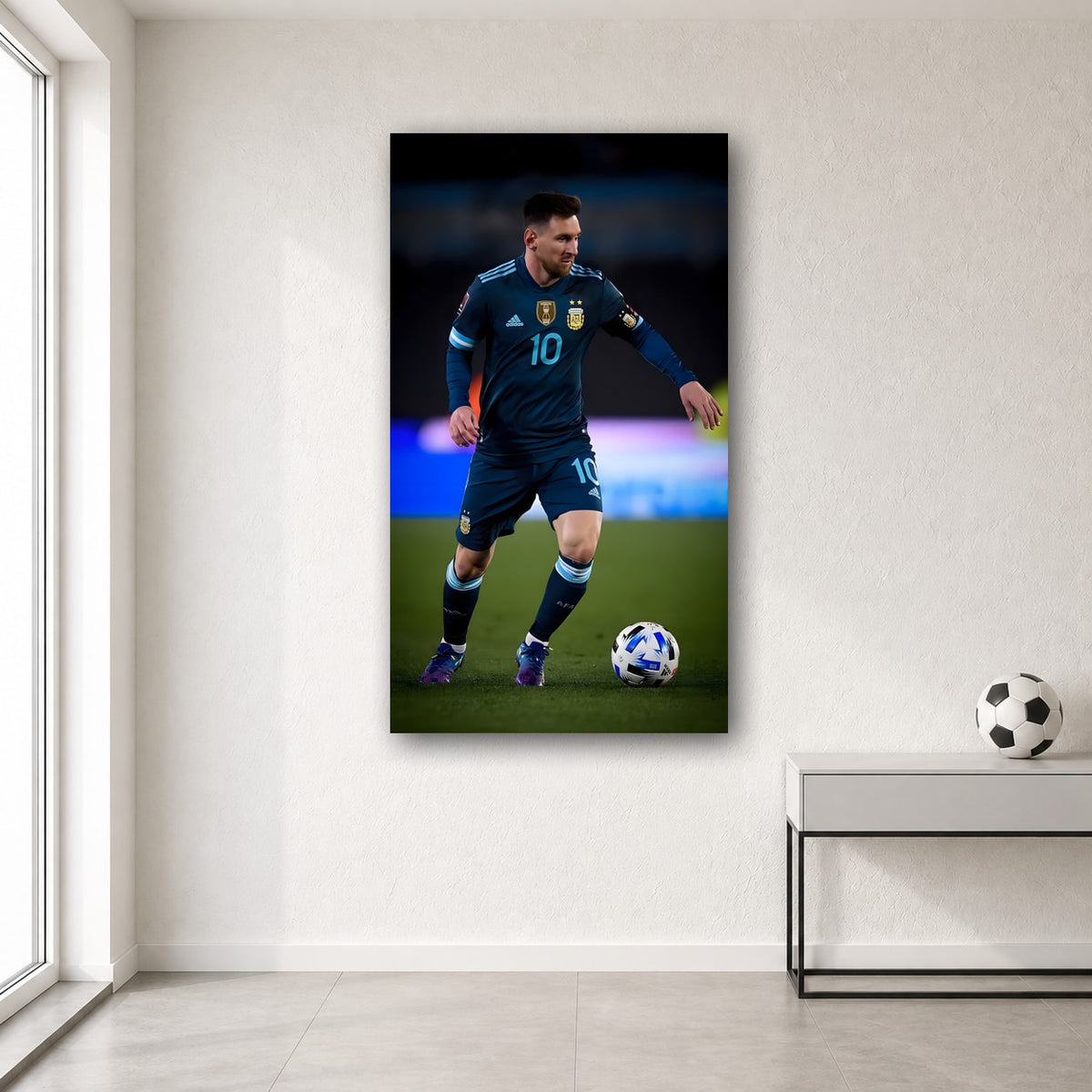 Messi wall poster design 51 – football wall art for room