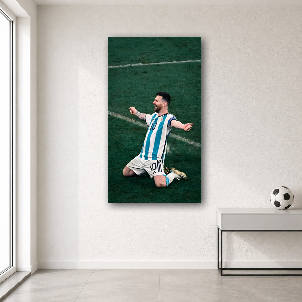 Messi wall poster design 53 – football wall art for room
