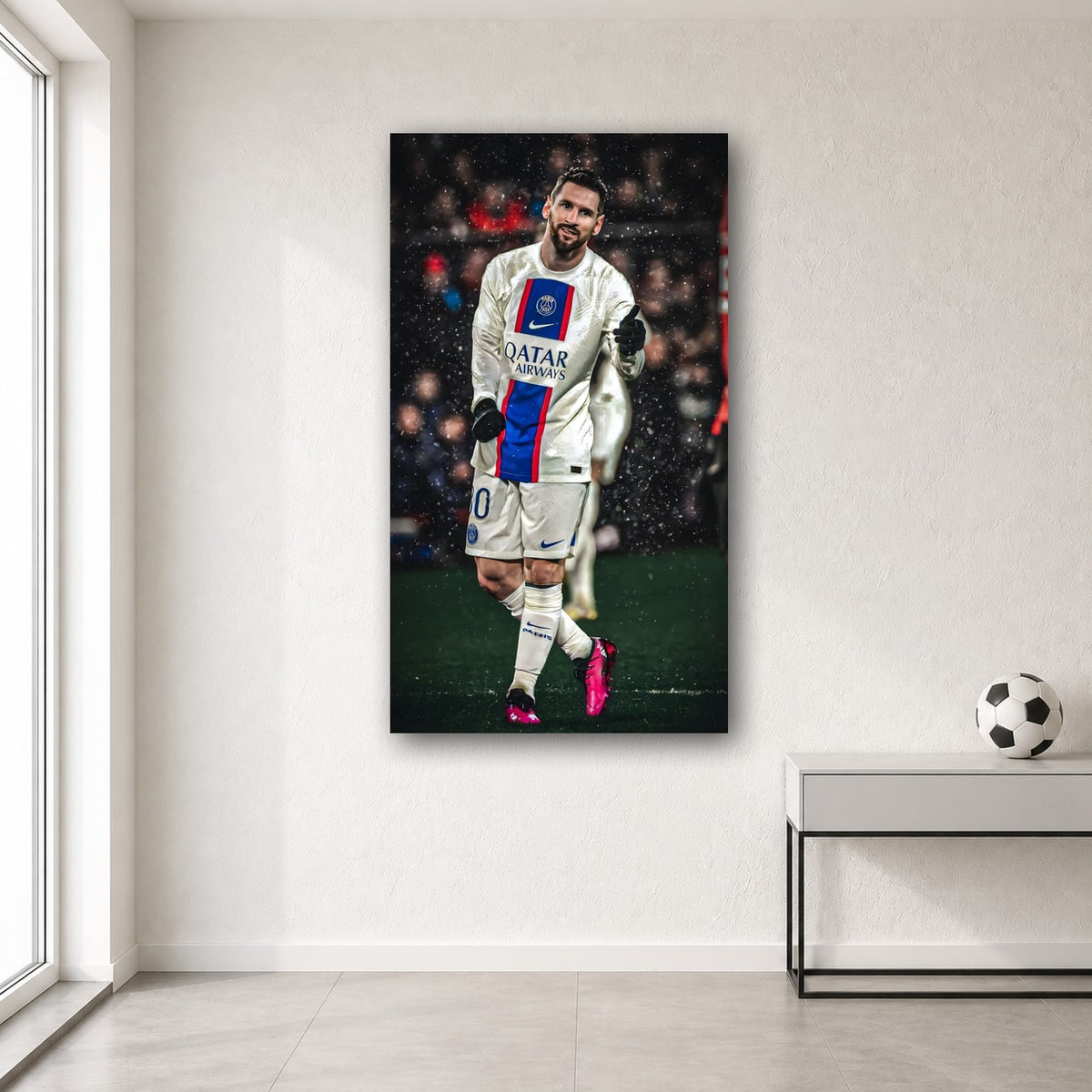 Messi wall poster design 54 – football wall art for room