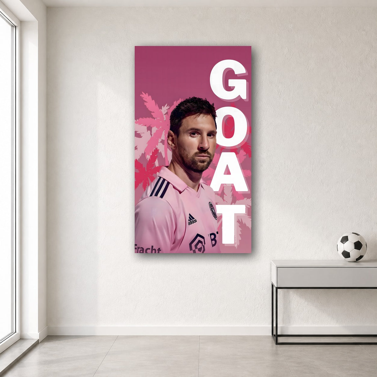 Messi wall poster design 55 – football wall art for room
