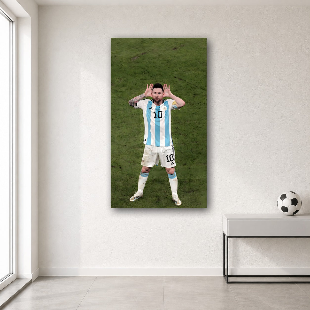 Messi wall poster design 57 – football wall art for room