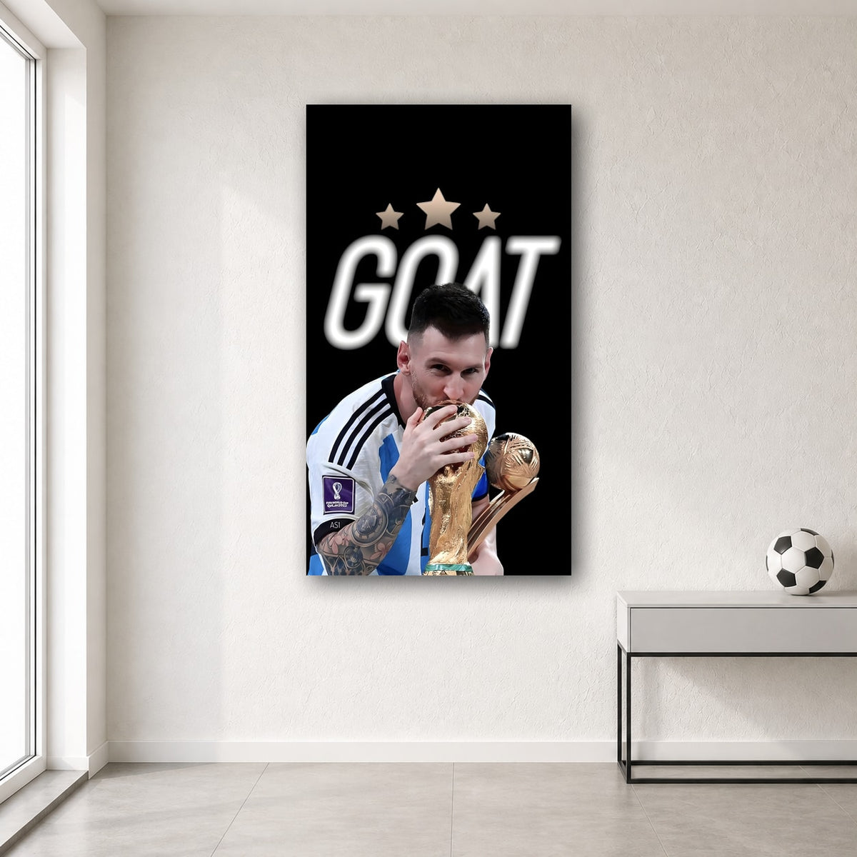 Messi wall poster design 6 – football wall art for room