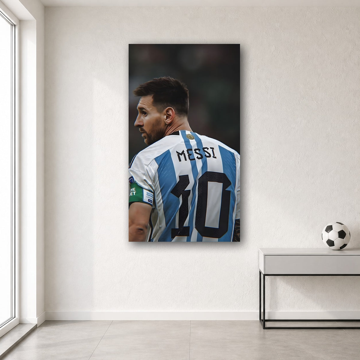 Messi wall poster design 7 – football wall art for room