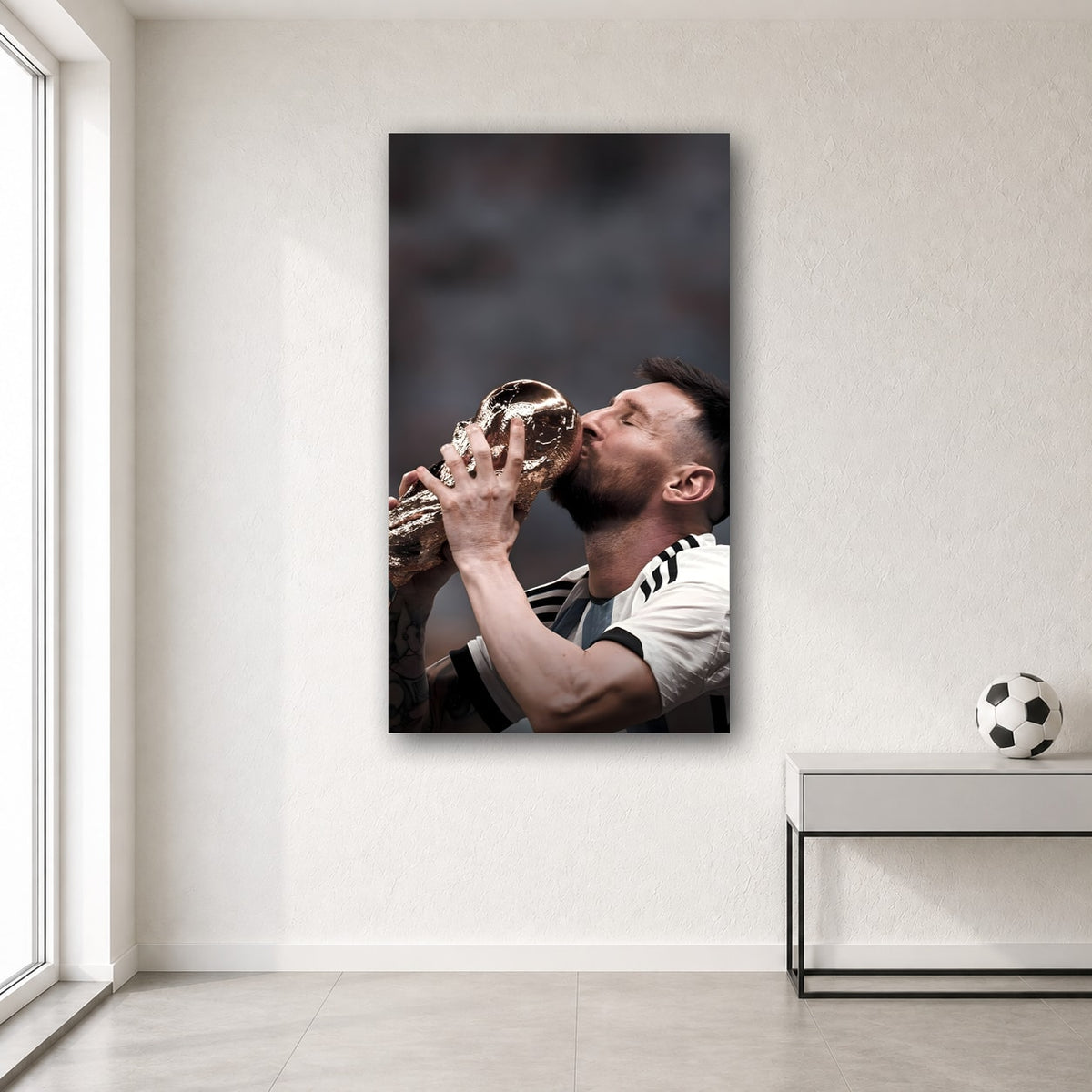 Messi wall poster design 8 – football wall art for room