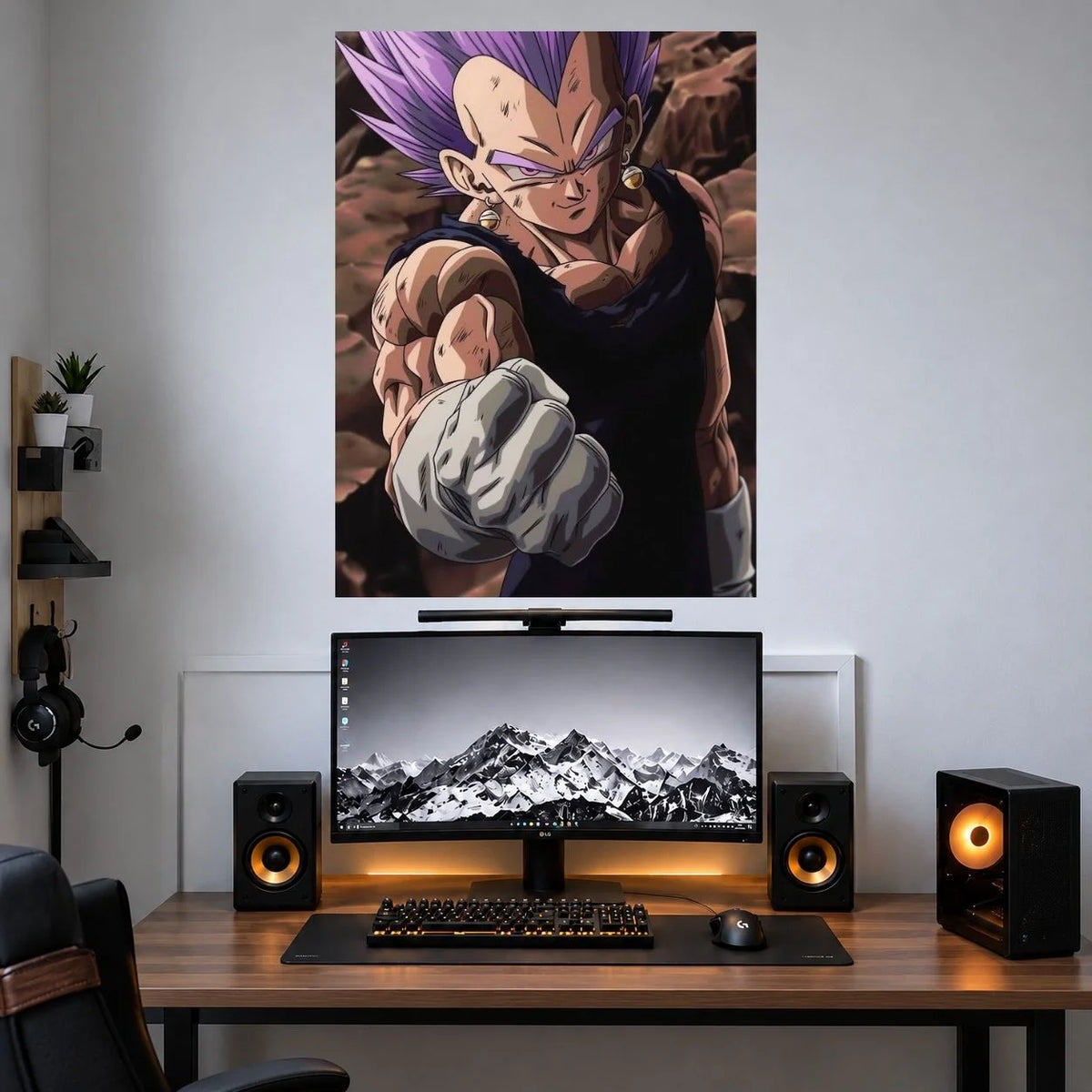 Vegeta Ultra Ego Battle anime single poster