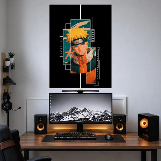 Naruto Minimal Graphic poster mockup