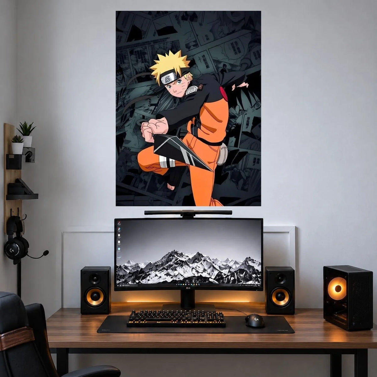 Naruto Shadow Ninja poster mockup