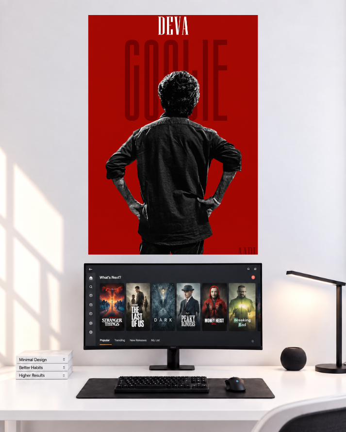 Rajinikanth Red Deva Code original mockup