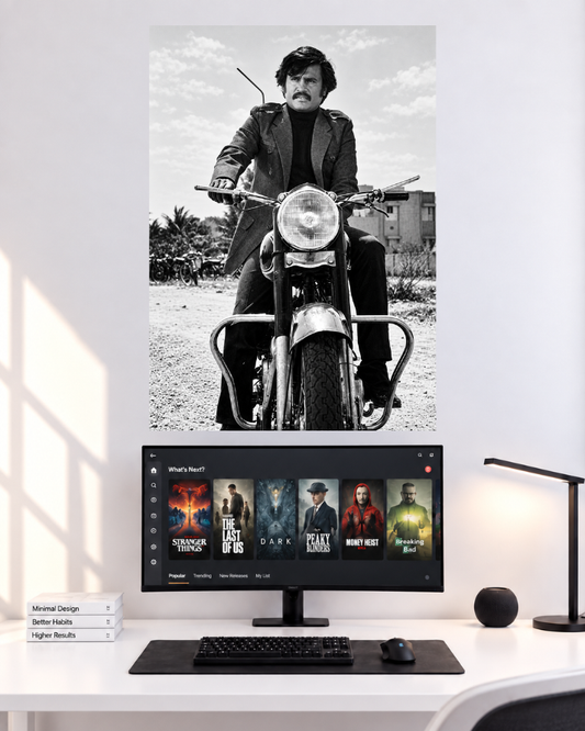 Thalapathy Vijay Classic Motorcycle original mockup