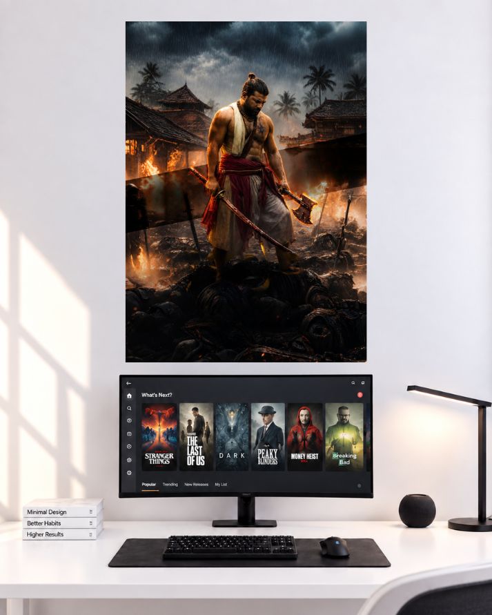 Nivin Pauly Warrior Cinema Art wall poster