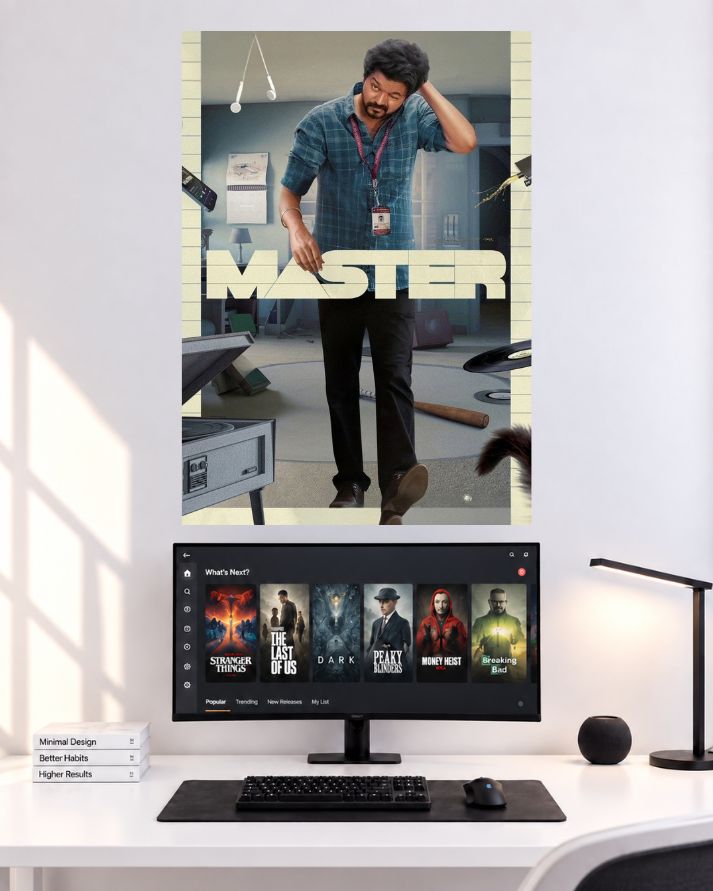 Thalapathy Vijay Master wall poster